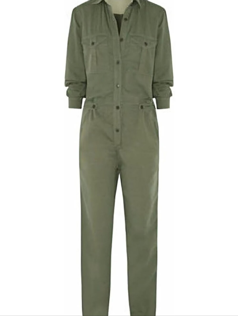 🌿 Sexyshine Olive Green Cargo Jumpsuit | Women's Utility Style